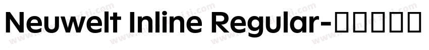 Neuwelt Inline Regular字体转换